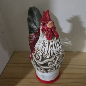Brand Neww Decorative Rooster Figurine Glitter Light